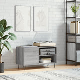 Mobile Porta Dischi Grigio Sonoma 85x38x48 cm Legno truciolato