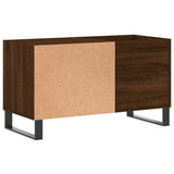 Mobile Porta Dischi Rovere Marrone 85x38x48cm Legno truciolato