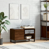 Mobile Porta Dischi Rovere Marrone 85x38x48cm Legno truciolato