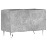 Mobile Porta Dischi Grigio Cemento 74,5x38x48 Legno truciolato