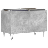 Mobile Porta Dischi Grigio Cemento 74,5x38x48 Legno truciolato