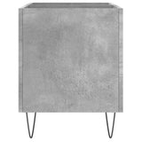 Mobile Porta Dischi Grigio Cemento 74,5x38x48 Legno truciolato