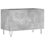 Mobile Porta Dischi Grigio Cemento 74,5x38x48 Legno truciolato