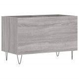Mobile Porta Dischi Grigio Sonoma 74,5x38x48 Legno truciolato