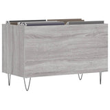 Mobile Porta Dischi Grigio Sonoma 74,5x38x48 Legno truciolato