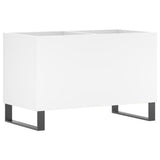 Mobile Porta Dischi Bianco 74,5x38x48 cm in Legno truciolato
