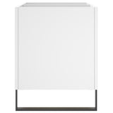 Mobile Porta Dischi Bianco 74,5x38x48 cm in Legno truciolato
