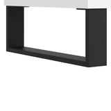 Mobile Porta Dischi Bianco 74,5x38x48 cm in Legno truciolato