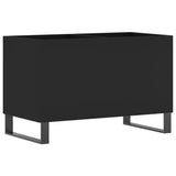 Mobile Porta Dischi Nero 74,5x38x48 cm in Legno truciolato