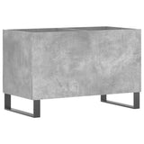 Mobile Porta Dischi Grigio Cemento 74,5x38x48 Legno truciolato