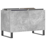 Mobile Porta Dischi Grigio Cemento 74,5x38x48 Legno truciolato
