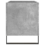 Mobile Porta Dischi Grigio Cemento 74,5x38x48 Legno truciolato