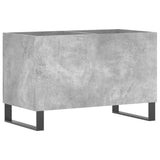 Mobile Porta Dischi Grigio Cemento 74,5x38x48 Legno truciolato