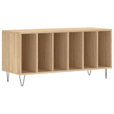 Mobile Porta Dischi Rovere Sonoma 100x38x48cm Legno truciolato