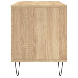 Mobile Porta Dischi Rovere Sonoma 100x38x48cm Legno truciolato