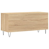 Mobile Porta Dischi Rovere Sonoma 100x38x48cm Legno truciolato