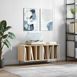 Mobile Porta Dischi Rovere Sonoma 100x38x48cm Legno truciolato