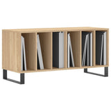 Mobile Porta Dischi Rovere Sonoma 100x38x48cm Legno truciolato