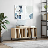 Mobile Porta Dischi Rovere Sonoma 100x38x48cm Legno truciolato