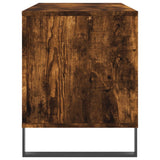 Mobile Porta Dischi Rovere Fumo 100x38x48 cm Legno truciolato