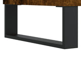 Mobile Porta Dischi Rovere Fumo 100x38x48 cm Legno truciolato