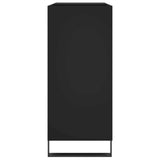 Mobile Porta Dischi Nero 84,5x38x89 cm in Legno truciolato