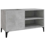Mobile Porta Dischi Grigio Cemento 84,5x38x48 Legno truciolato