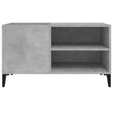 Mobile Porta Dischi Grigio Cemento 84,5x38x48 Legno truciolato