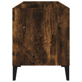 Mobile Porta Dischi Rovere Fumo 74,5x38x48 cm Legno truciolato