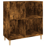 Mobile Porta Dischi Rovere Fumo 84,5x38x89 cm Legno truciolato