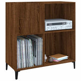 Mobile Porta Dischi Rovere Marrone 84,5x38x89 Legno truciolato
