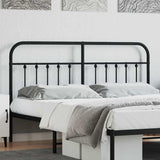 Testiera di Ricambio in Metallo Nero 160 cm