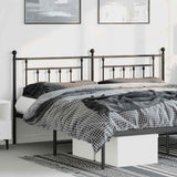 Testiera di Ricambio in Metallo Nero 180 cm