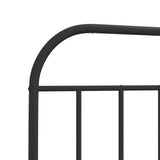 Testiera di Ricambio in Metallo Nero 90 cm