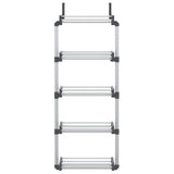 Organizzatore per Porta con 5 Ripiani 52x20x135 cm in Alluminio