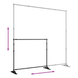 Supporto per Fondale 254x243 cm in Acciaio