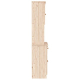Credenza ALTA 77x35x165 cm in Legno Massello di Pino