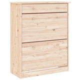 Scarpiera ALTA 77x35x96 cm in Legno Massello di Pino