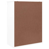 Scarpiera ALTA Bianca 77x35x96 cm in Legno Massello di Pino