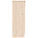 Scarpiera ALTA 77x35x96 cm in Legno Massello di Pino