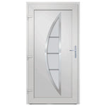 Porta Ingresso Antracite 98x190 cm in PVC