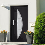 Porta Ingresso Antracite 98x190 cm in PVC