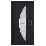 Porta Ingresso Antracite 88x200 cm in PVC