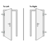 Porta Ingresso Antracite 88x200 cm in PVC