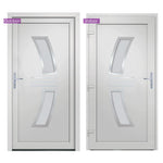 Porta Ingresso Bianca 108x208 cm in PVC