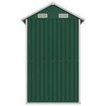 Capanno da Giardino Verde 192x152,5x237 cm Acciaio Zincato