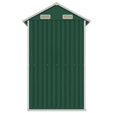 Capanno da Giardino Verde 192x152,5x237 cm Acciaio Zincato
