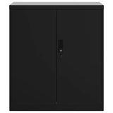 Armadio Classificatore Nero 79x40x90 cm in Acciaio