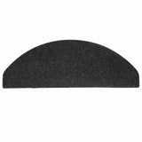 Tappetini Autoadesivi per Scale 10pz Neri 65x22,5x3,5 cm