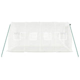 Serra con Telaio in Acciaio Bianco 8 m 4x2x2 m